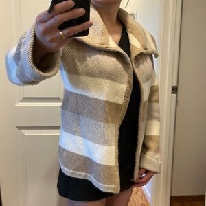 Banana republic striped coat